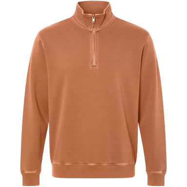 Adult Garment Dye Quarter Zip Yam (GDQZ-100)